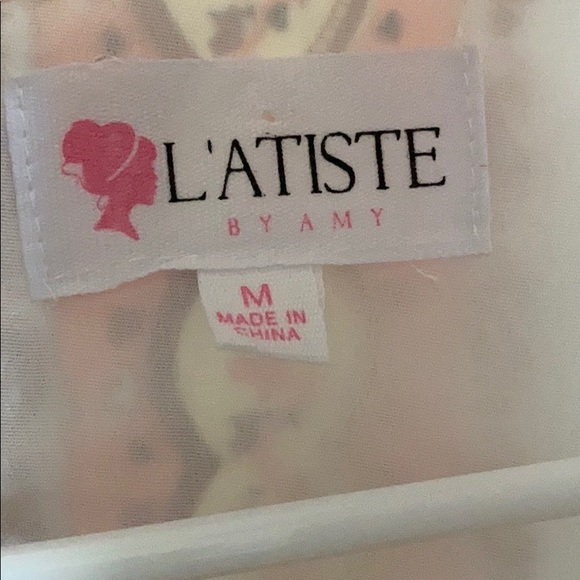 Latiste By Amy Vintage Boho Print Maxi Dress with Pearl - Picture 12 of 13